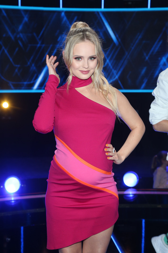 Olga Kalicka na planie programu "World of Dance - Polska"