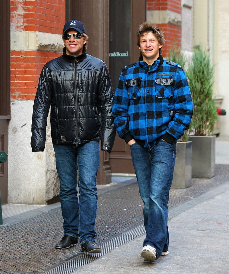 Jon Bon Jovi z synem Jessem / fot. East News