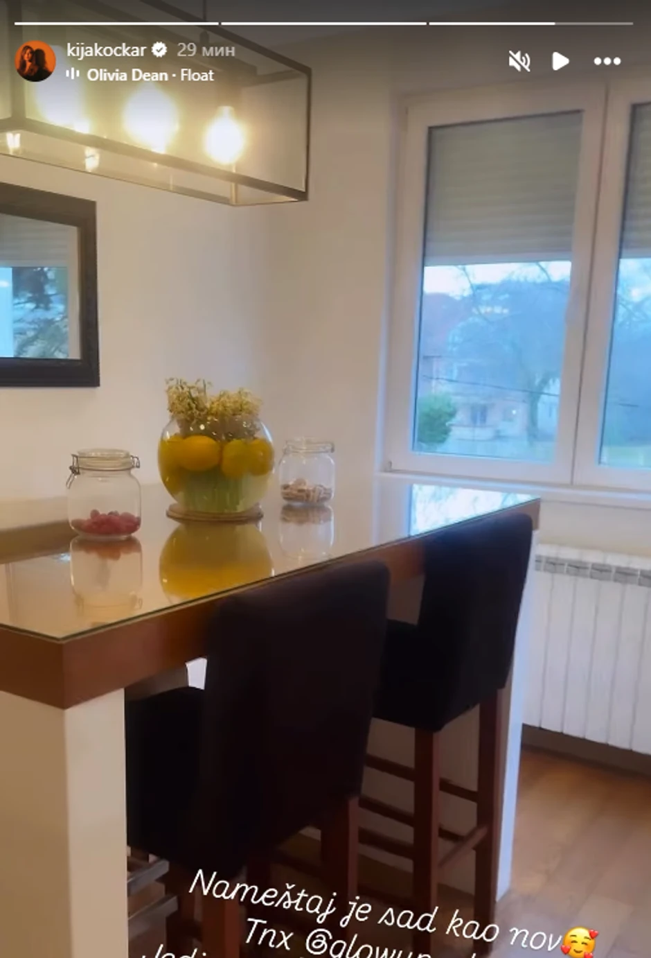 Kija Kockar pokazala stan