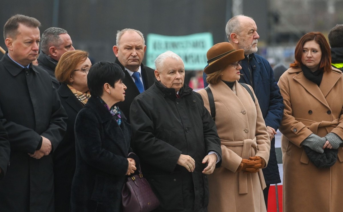 Jarosław Kaczyński Mariusz Błaszczak Olga Semeniuk-Patkowska