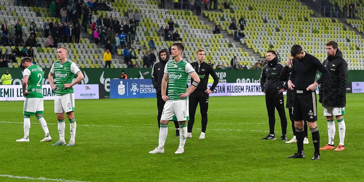 Lechia Gdańsk spada z Ekstraklasy.