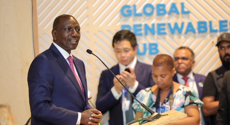 Kenya President William Ruto at COP 28