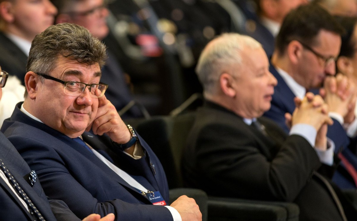 Grzegorz Tobiszowski i Jarosław Kaczyński