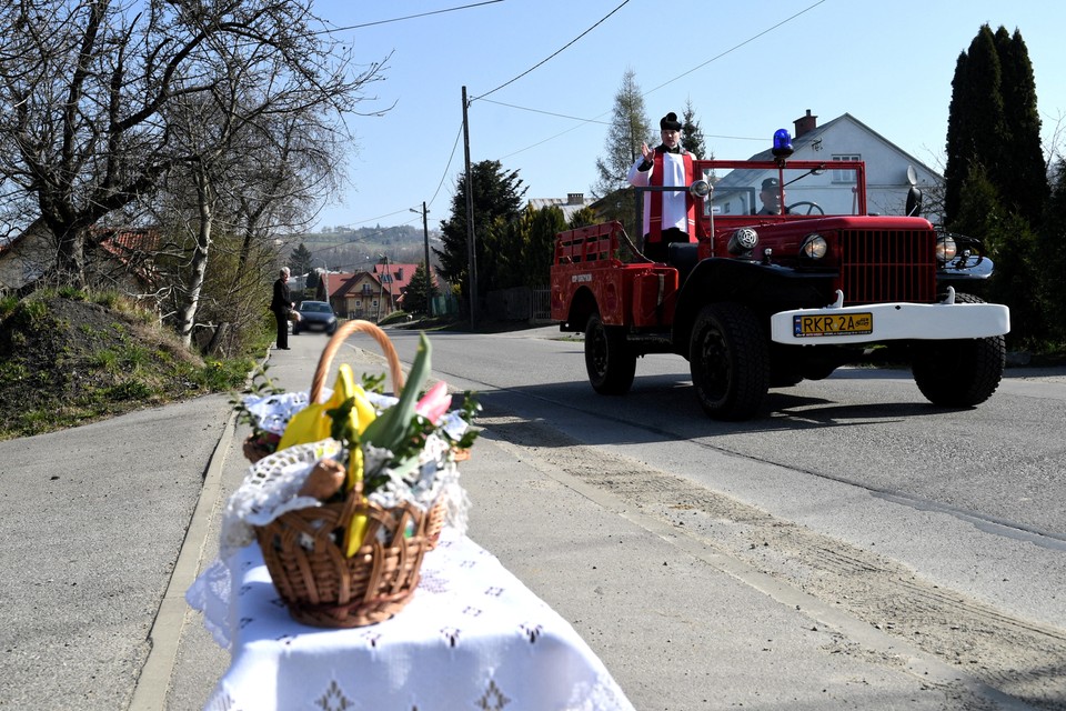 Święcenie pokarmów w Odrzykoniu