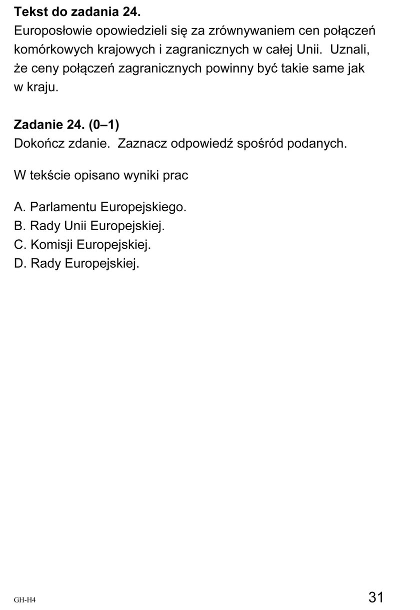 Egzamin Gimnazjalny 2018: Historia i WOS - Odpowiedzi i Arkusze