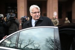 Tylko kilka minut trwało spotkanie szefa MSZ z ambasadorem Rosji