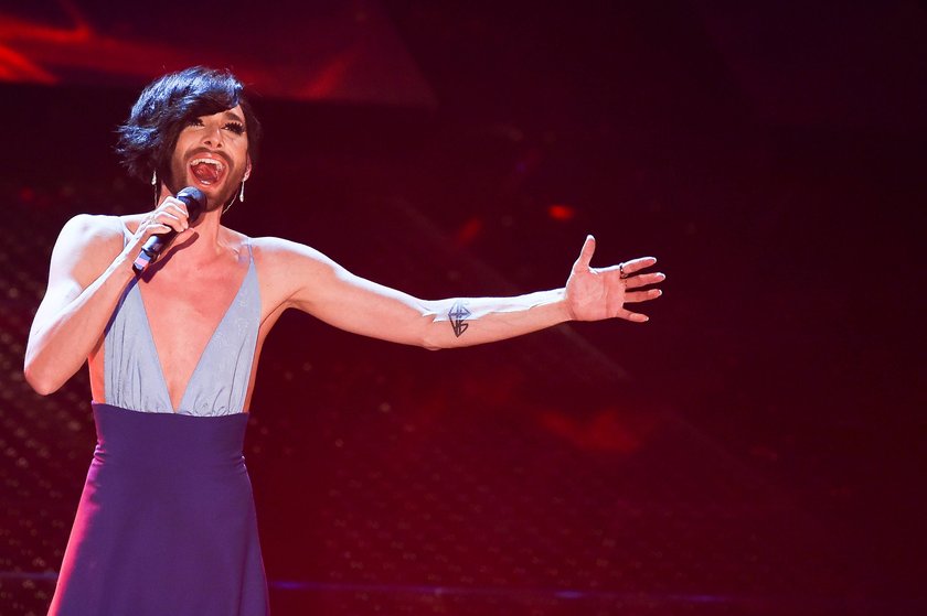 Conchita Wurst na festiwalu w San Remo