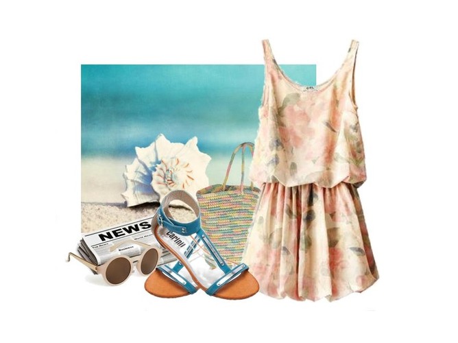 Wielki błękit - STYLIZACJE z niebieskimi ubraniami wiosna/lato 2014