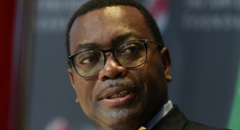 Under fire: African Development Bank President Akinwumi Adesina. [AFP]