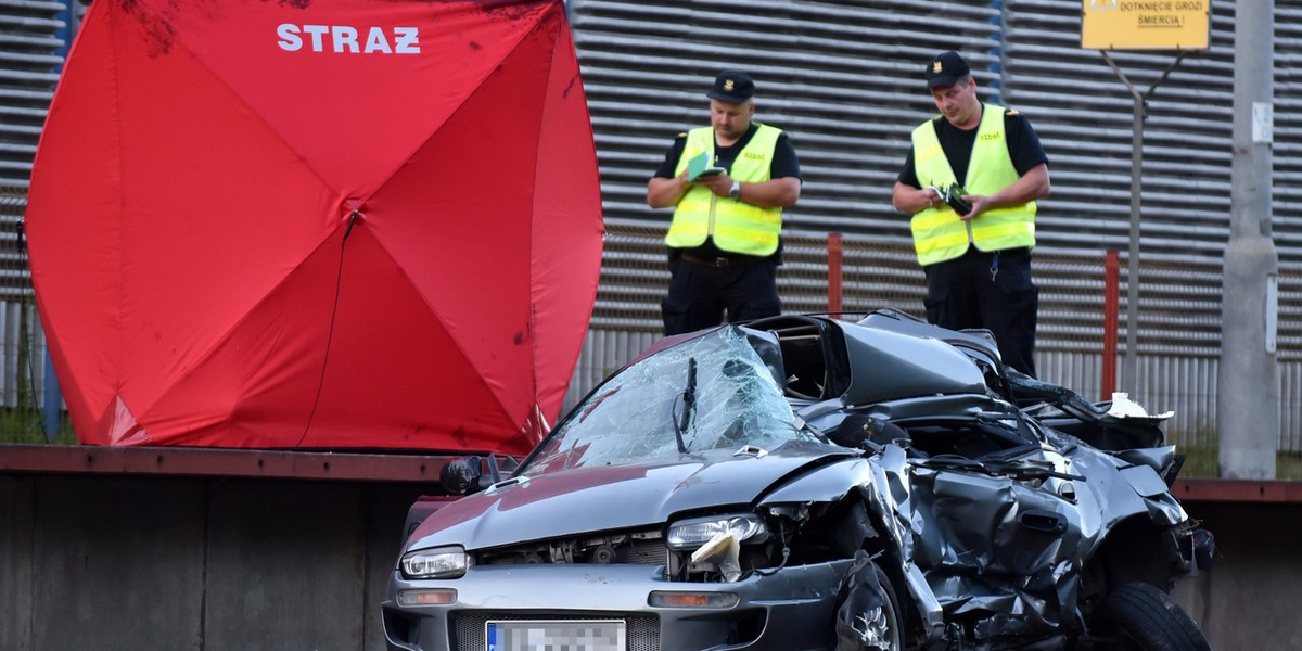 Wypadek na przejeździe kolejowym