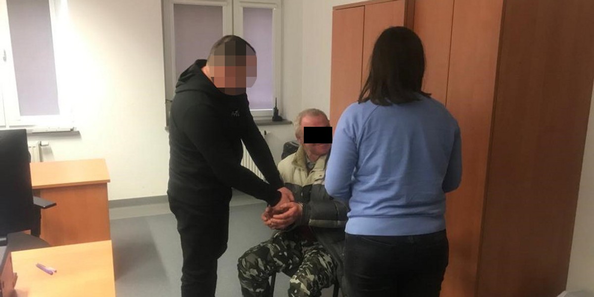 59-latek ścigany listem gończym zatrzymany przez policję.