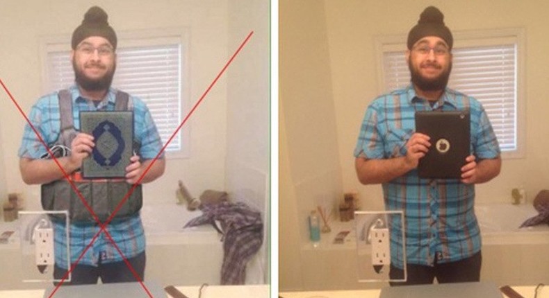 Canadian man who wears turban was photoshopped to look like the Paris attacker