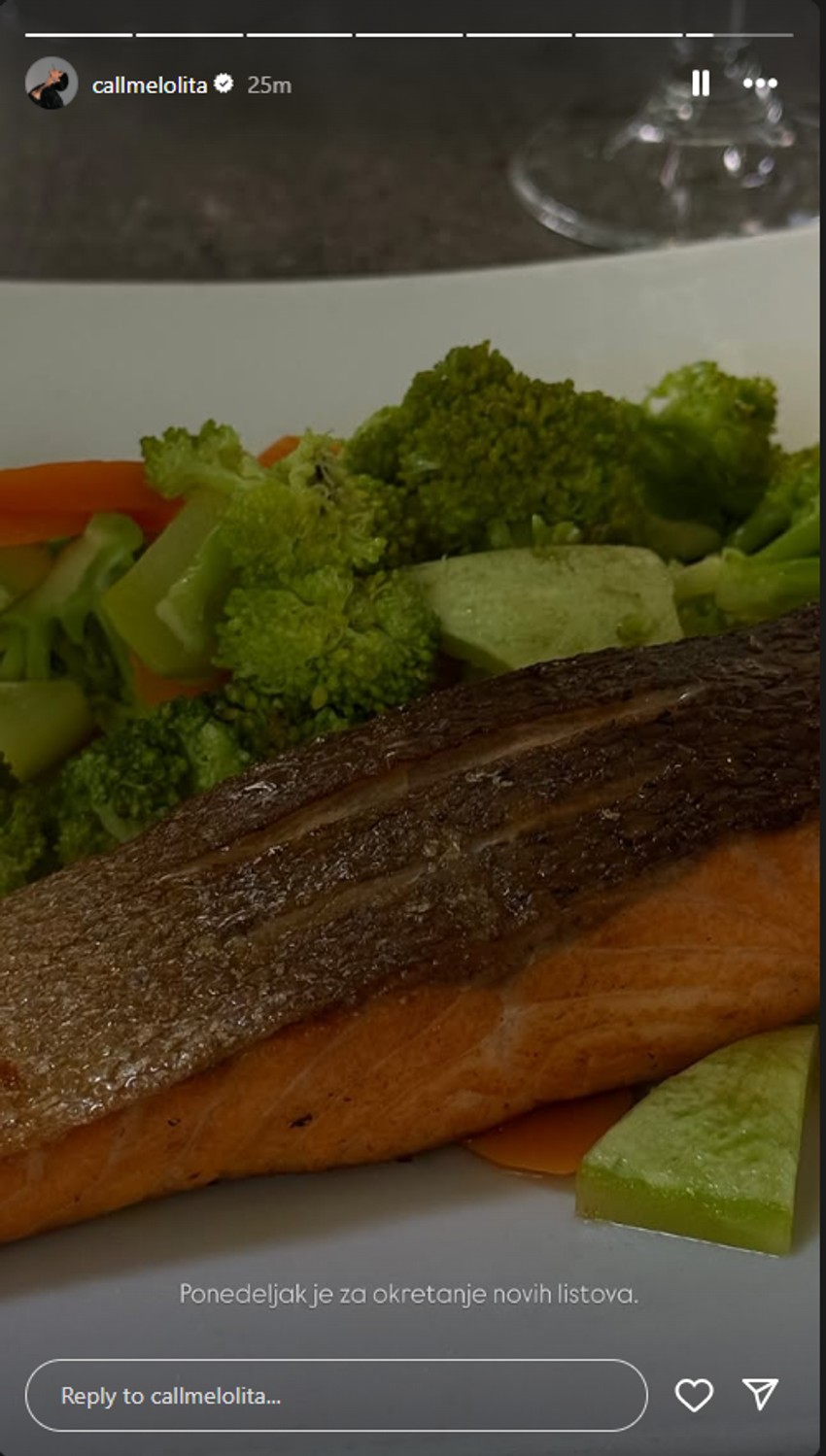 Ovako se hrani Jovana Đorđević