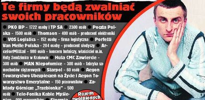 Te firmy będą zwalniać