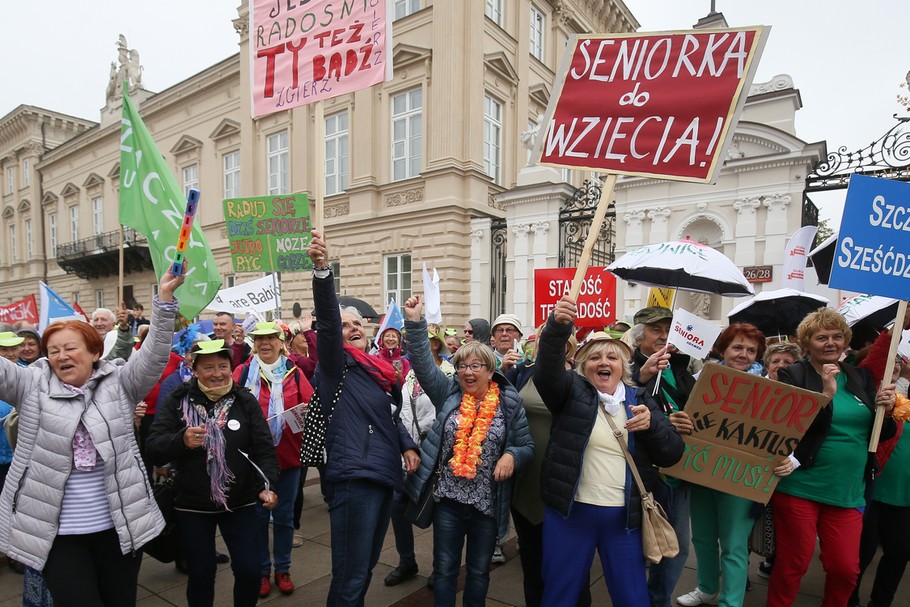 IV Parada Seniorów „Dojrzali Wspaniali”. Warszawa, wrzesień 2017 r.