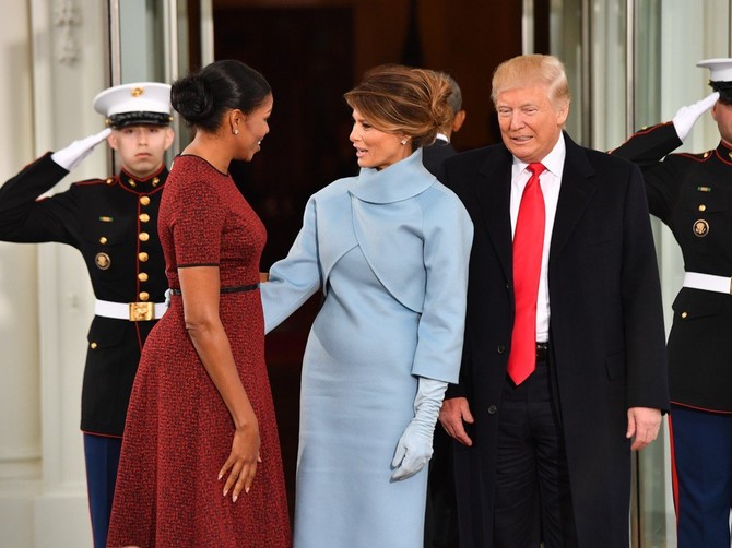 Melanija Tramp i Mišel Obama