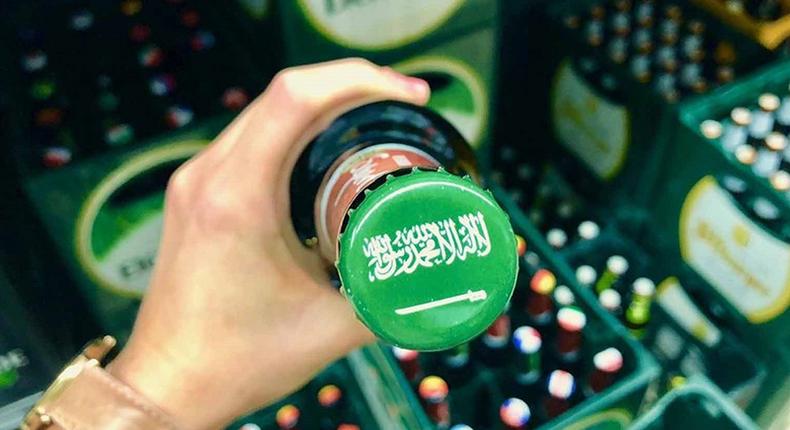 German beer brand puts Saudi flag on bottle caps, the flag bears Al Shahada, the holy Islamic testimonials (Photo used for the purpose of illustration) [cairoscene]