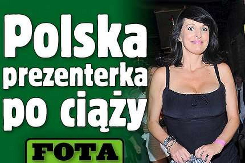 Polska prezenterka po ciąży. FOTO