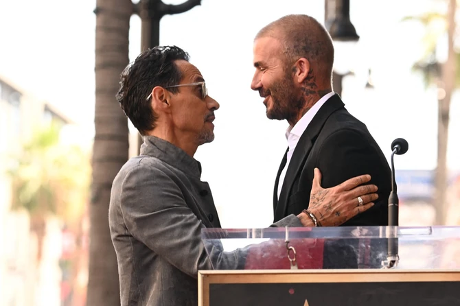 Mark Entoni sa Dejvidom Bekamom