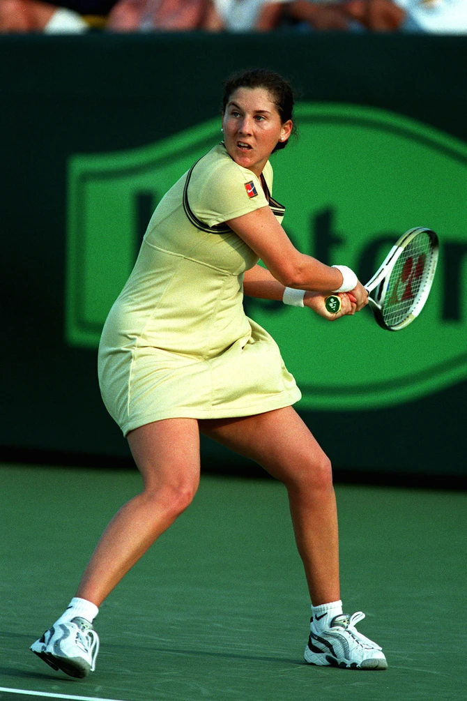Monika Seleš, april 1998. 