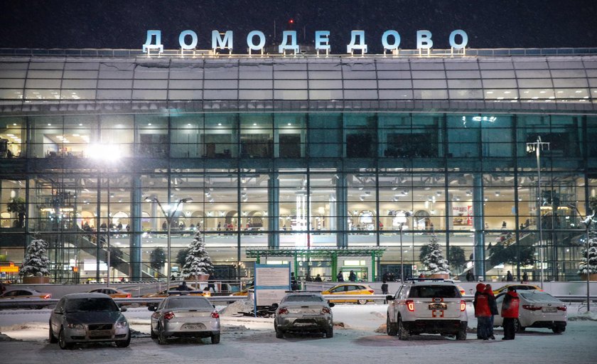 Moskiewskie lotnisko Domodedovo