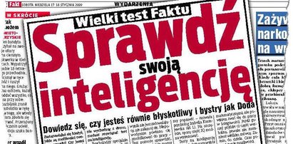 Sprawdź swoją inteligencję