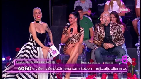 Dušica Jakovljević, Silvija i Nenad Simonović (Foto: Screenshot TV Pink)