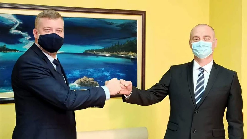 Đorđe Raković, direktor Garancijskog fonda, i dr Nenad Ivanišević, pokrajinski sekretar za privredu i turizam