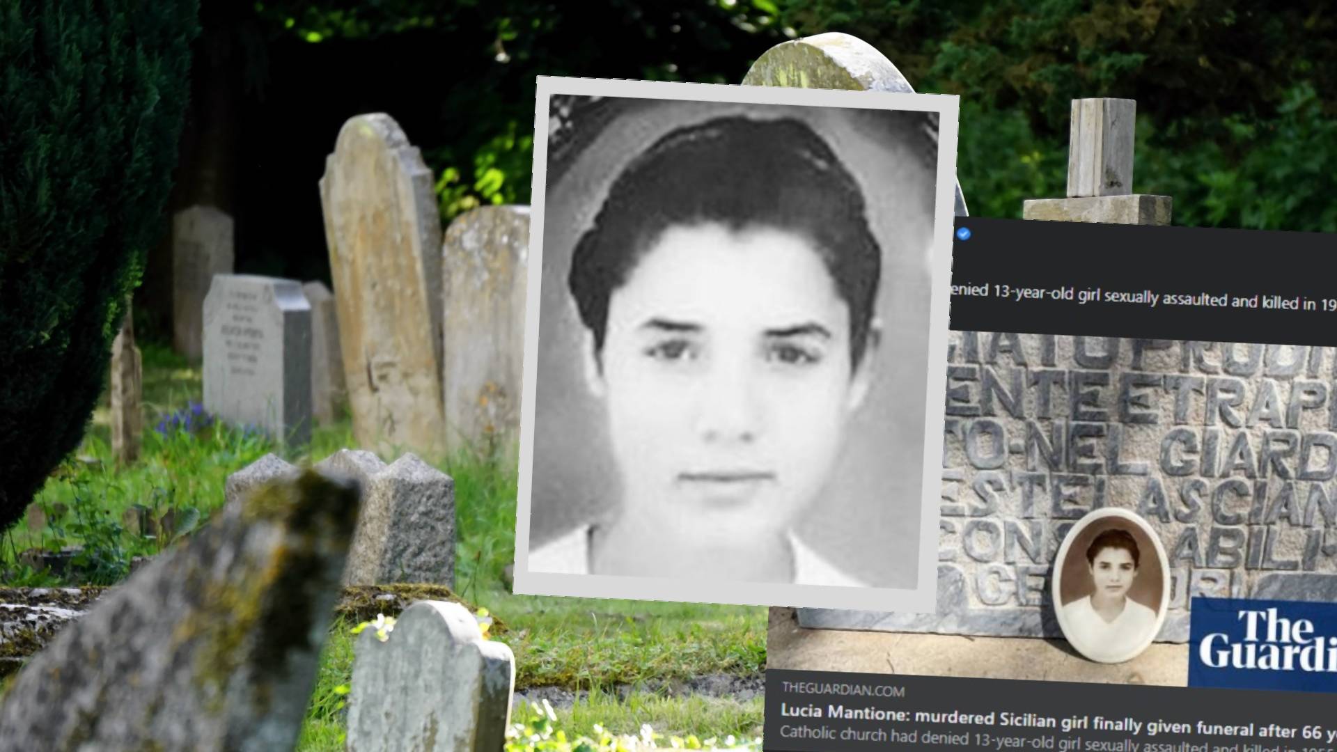 Lucia Mantione została zgwałcona i zamordowana. Przez 66 lat Kościół katolicki odmawiał pogrzebu