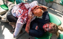 Terroryści zaatakowali stadion we Wrocławiu... spokojnie, to tylko ćwiczenia [ZDJĘCIA]