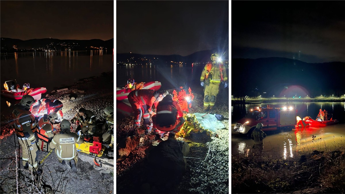 Dramatyczna akcja w Międzybrodziu Żywieckim. 20 minut poszukiwań i stał się cud