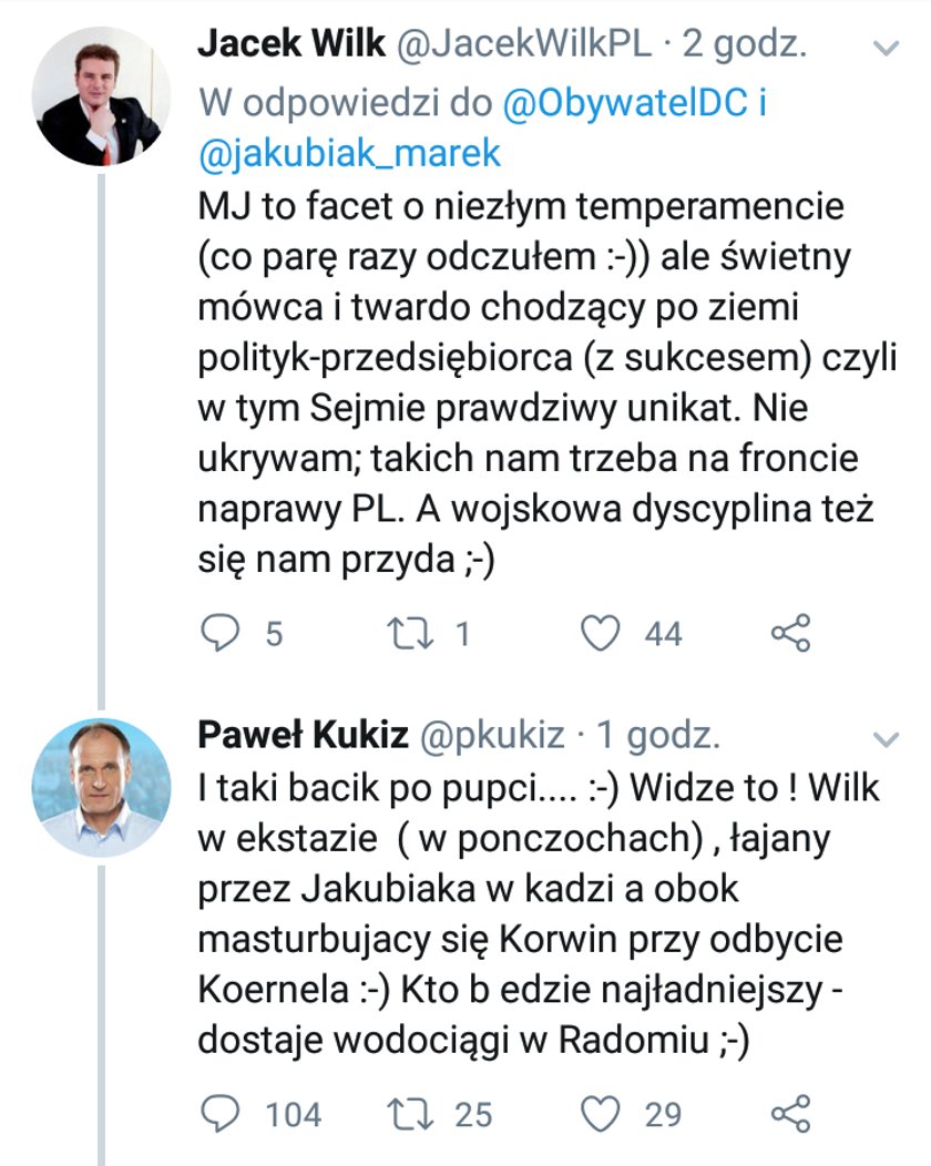 Kukiz popłynął