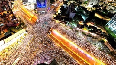 Setki tysięcy Izraelczyków protestowało przeciwko reformie sądownictwa