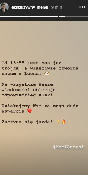 Ekskluzywny Menel na Instagramie