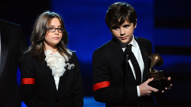 Dzieci Jacksona na gali nagród Grammy 2010