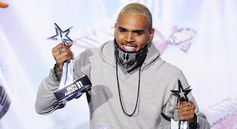 Chris Brown at BET 2011