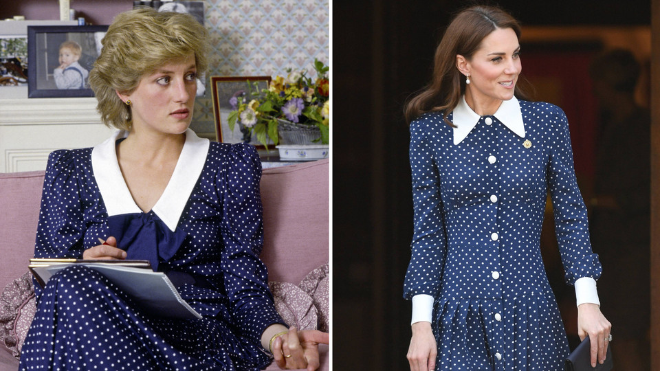 Diana w 1985 r. i Kate w 2019 r.