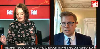 Michał Woś, Suwerenna Polska, w mocnych słowach o Brukseli. "Polityka euroszurów i kolaboracyjny rząd Tuska"