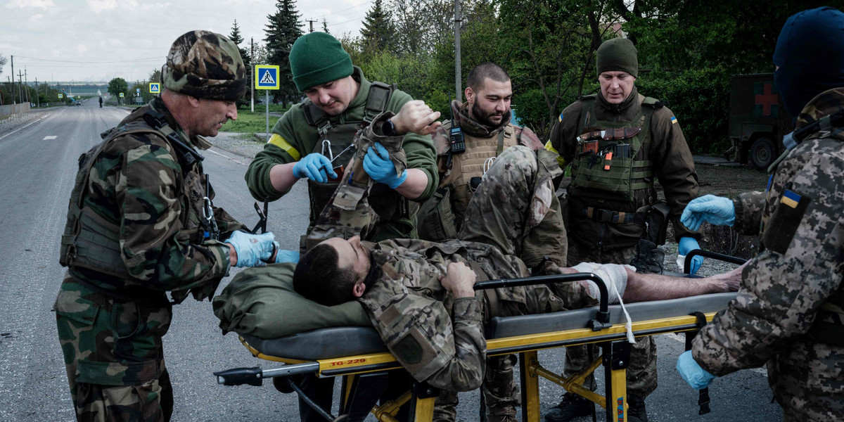 Ranni żołnierze i cywile z Ukrainy potrzebują pomocy. 