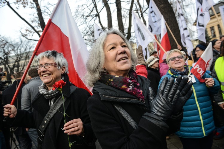 Manifestacje przed Trybunałem Konstytucyjnym
