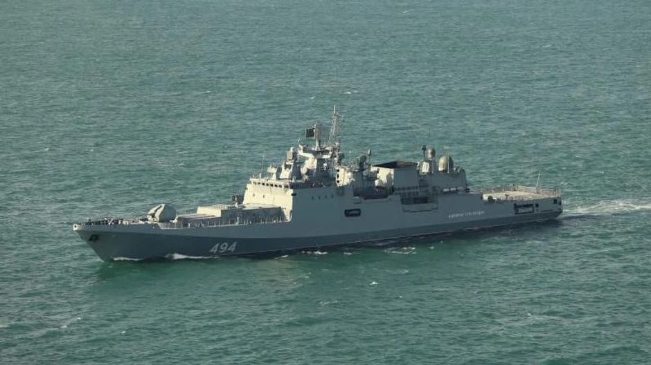 Ruska fregata „Admiral Grigorovič" učestvovala je u incidentu u utorak | Foto: Ministry of Defence