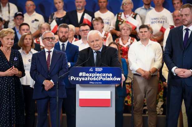 Jarosław Kaczyński, PIS, KO, Lewica, Trzecia Droga, Konfederacja, sondaże wyborcze, politolodzy