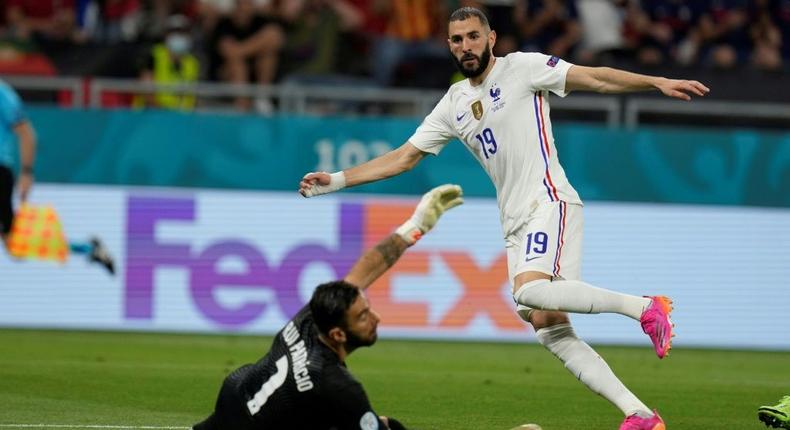 Karim Benzema scored his first goals for France since October 2015 Creator: Darko Bandic