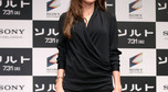 Angelina Jolie podczas konferencji prasowej filmu "Salt" w Tokio