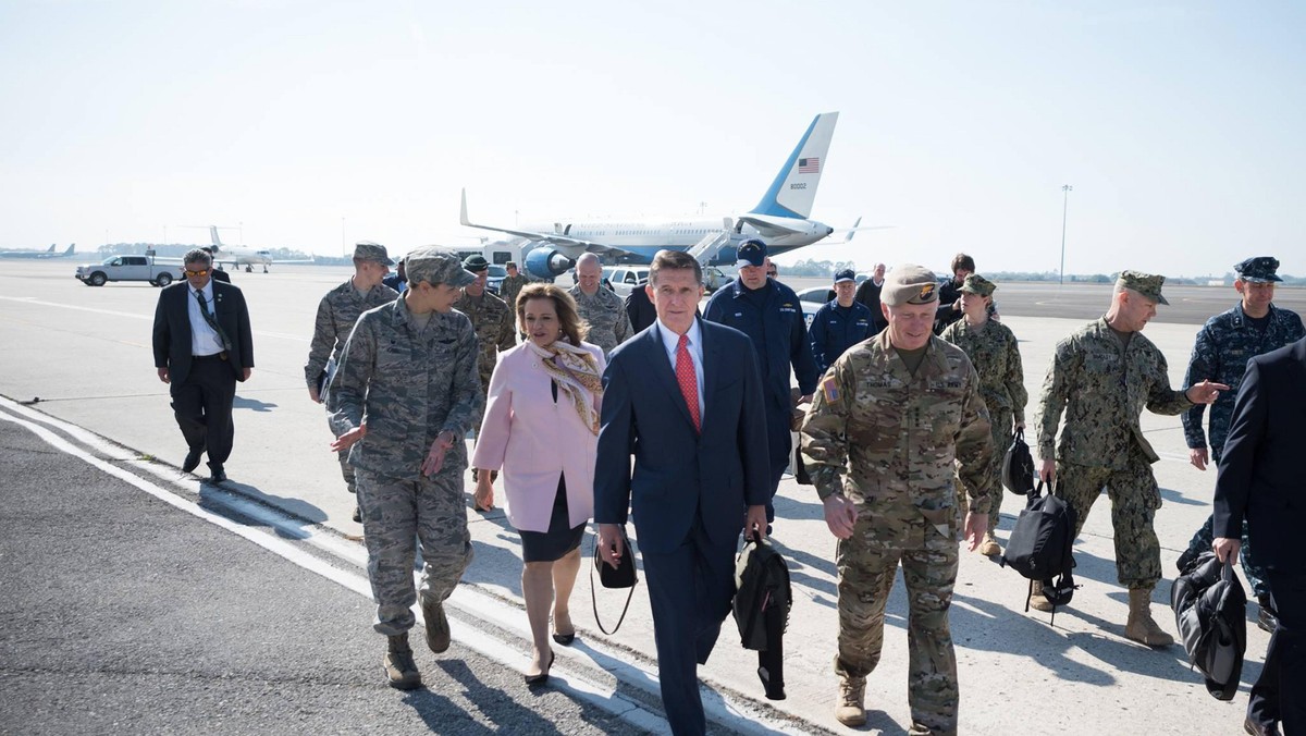 Michael Flynn and Raymond Thomas at MacDill AFB