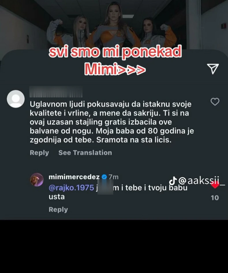 Mimi vređa korisnike društvenih mreža