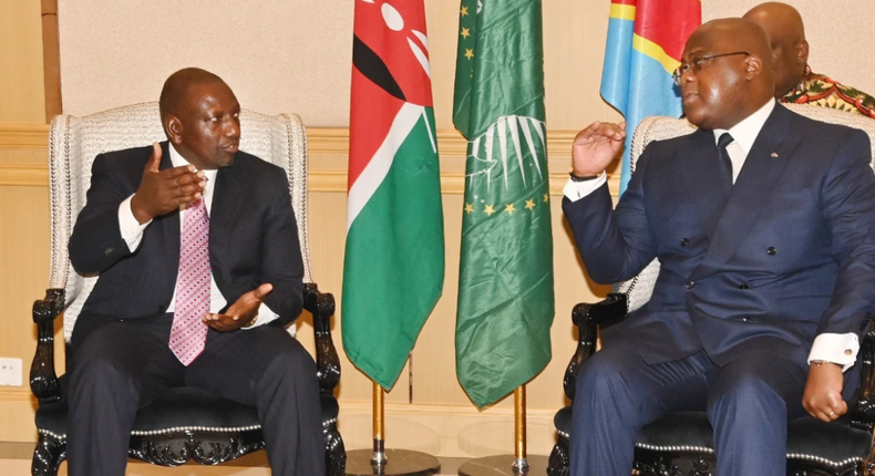 President of Kenya William Ruto and President of DRC Felix Tshisekedi