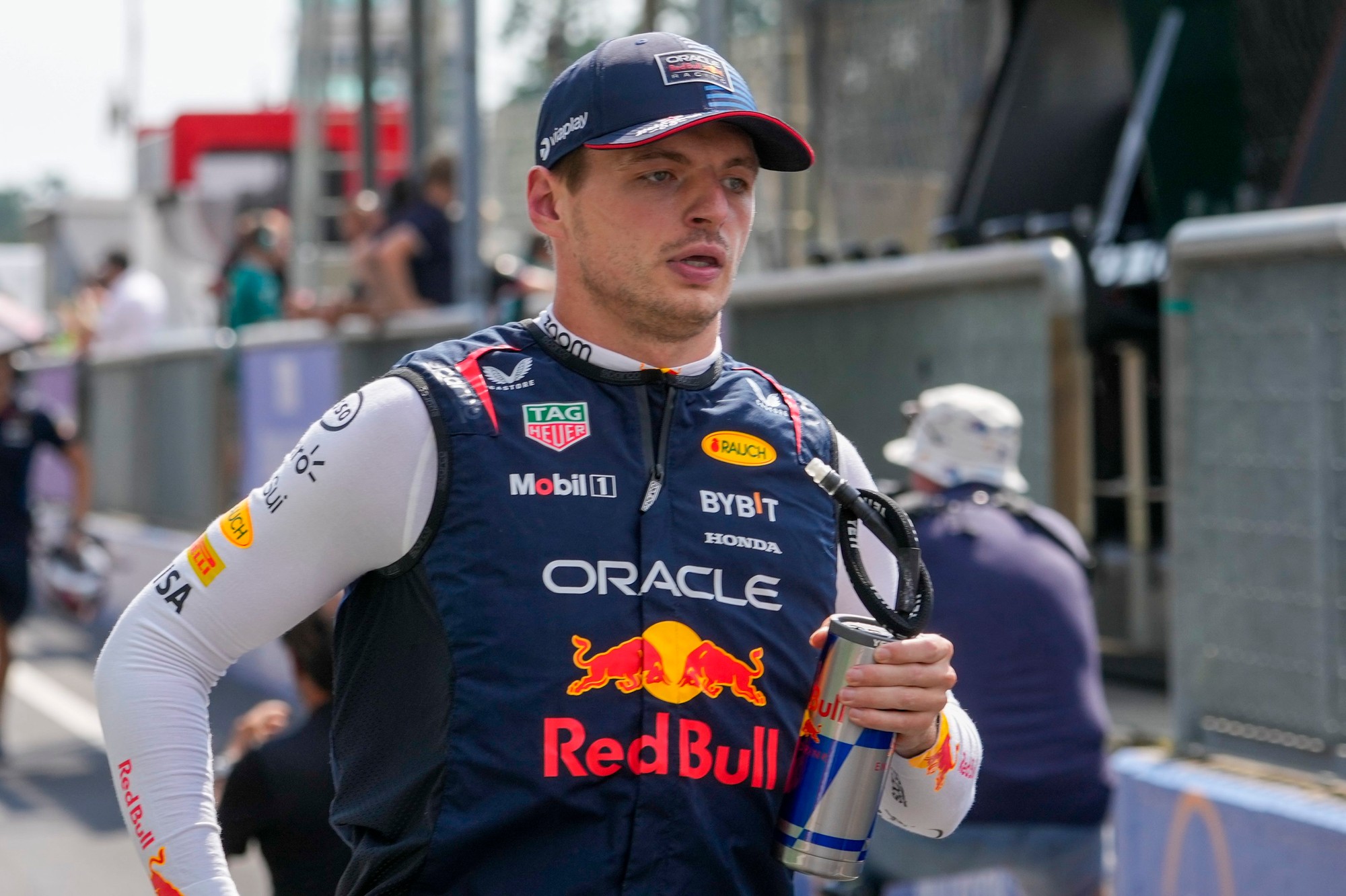 Veľká cena Talianska: Holandský jazdec Max Verstappen (Red Bull).