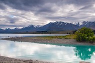 Lake Pukaki Południowe Alpy Nowa Zelandia