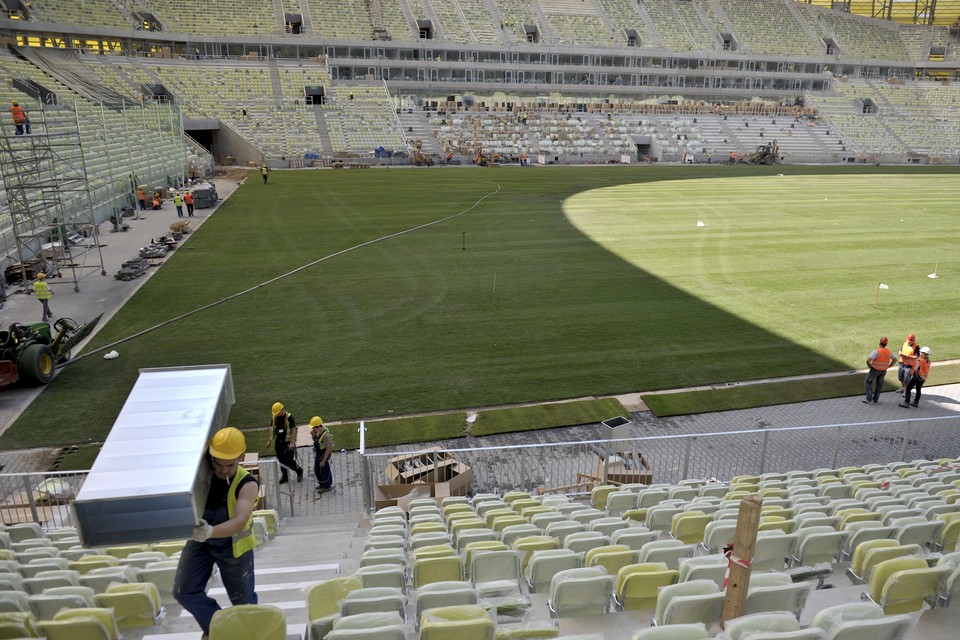 Budowa stadionu w Gdańsku